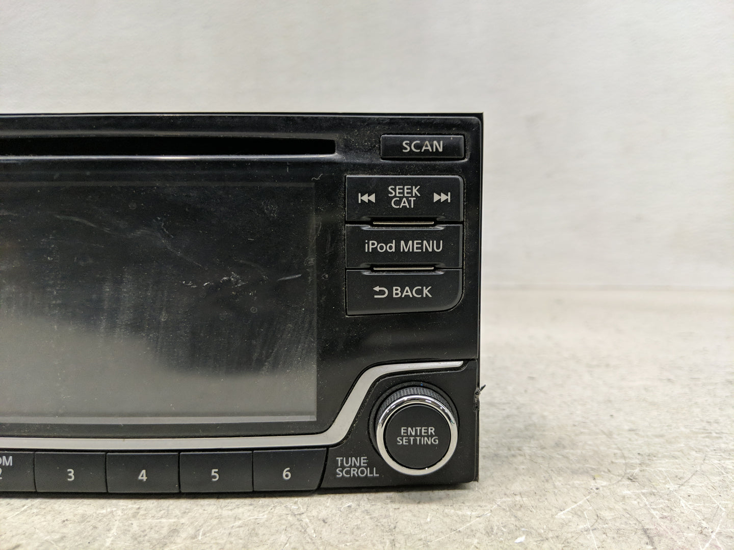 2017-2019 Nissan Sentra Radio AM FM Cd Player Receiver Replacement P/N:281854AF6A Fits Fits 2017 2018 2019 OEM Used Auto Par