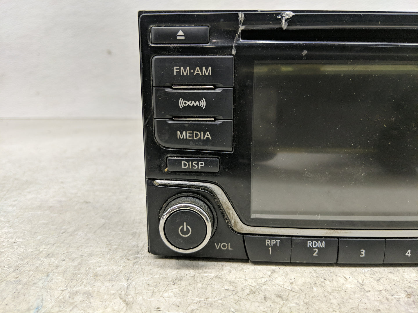 2017-2019 Nissan Sentra Radio AM FM Cd Player Receiver Replacement P/N:281854AF6A Fits Fits 2017 2018 2019 OEM Used Auto Par