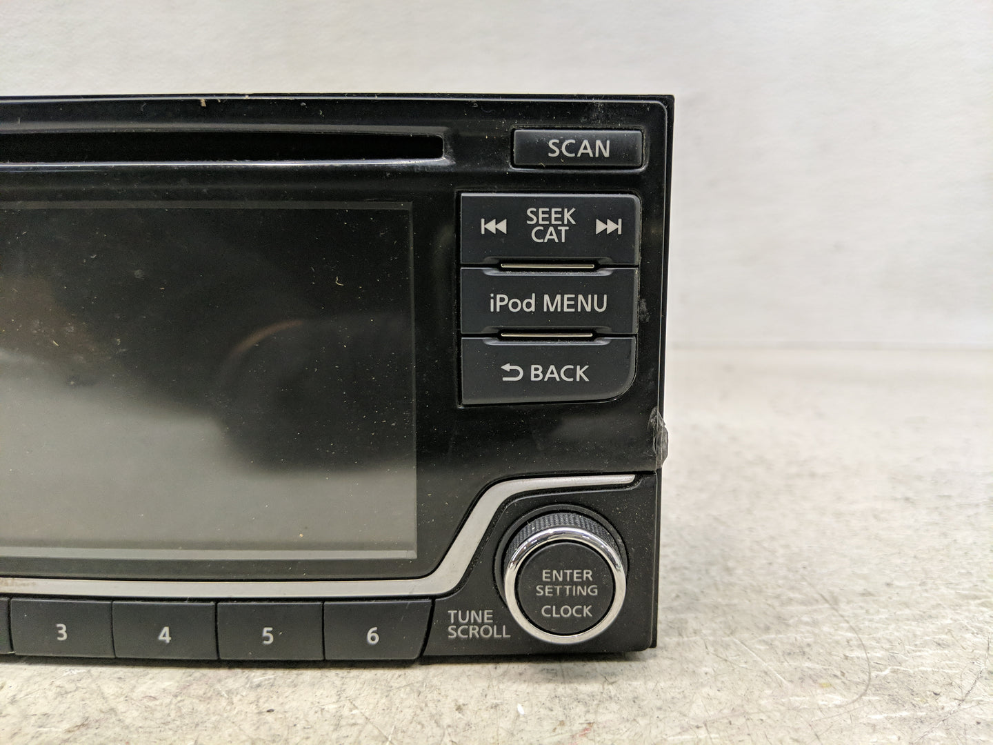 2017-2019 Nissan Sentra Radio AM FM Cd Player Receiver Replacement P/N:281854AF6A Fits Fits 2017 2018 2019 OEM Used Auto Par