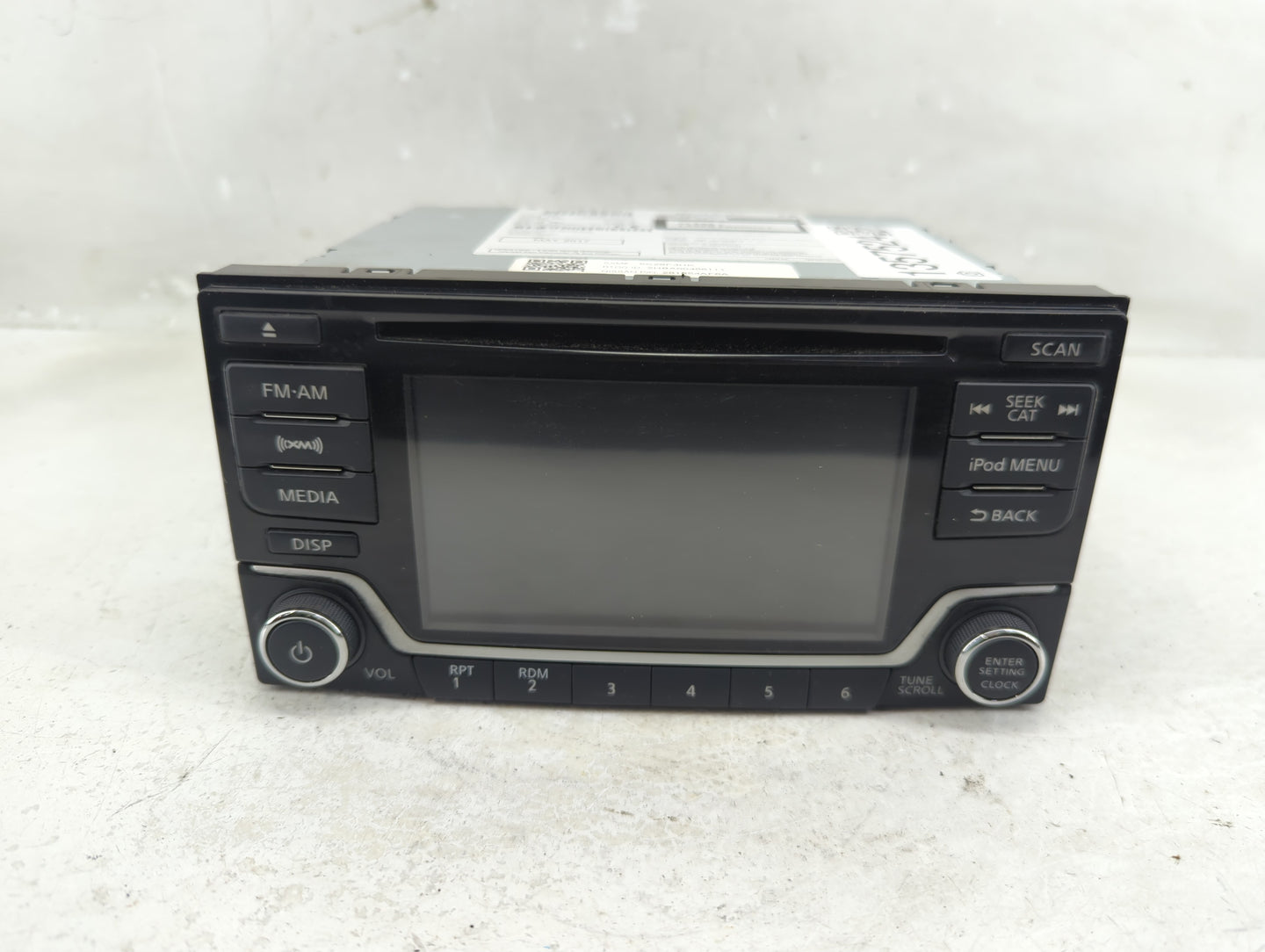2017-2019 Nissan Sentra Radio AM FM Cd Player Receiver Replacement P/N:28185 4AF6A Fits Fits 2017 2018 2019 OEM Used Auto Pa