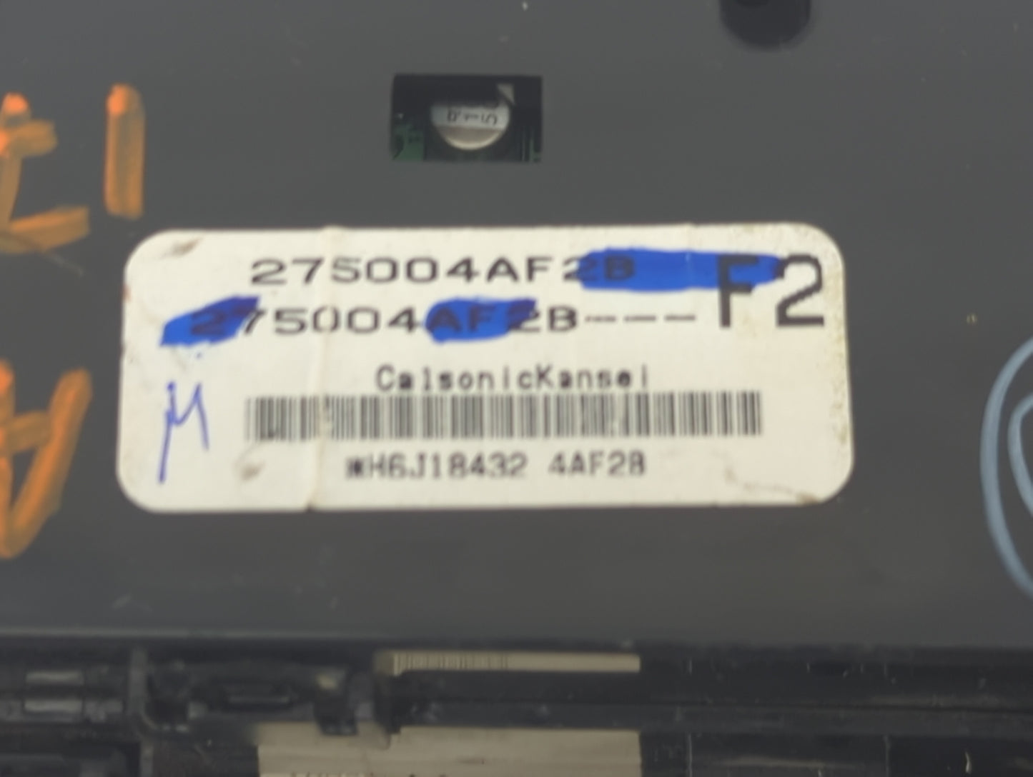 2017-2019 Nissan Sentra Climate Control Module Temperature AC/Heater Replacement P/N:275004AF2B Fits Fits 2017 2018 2019 OEM