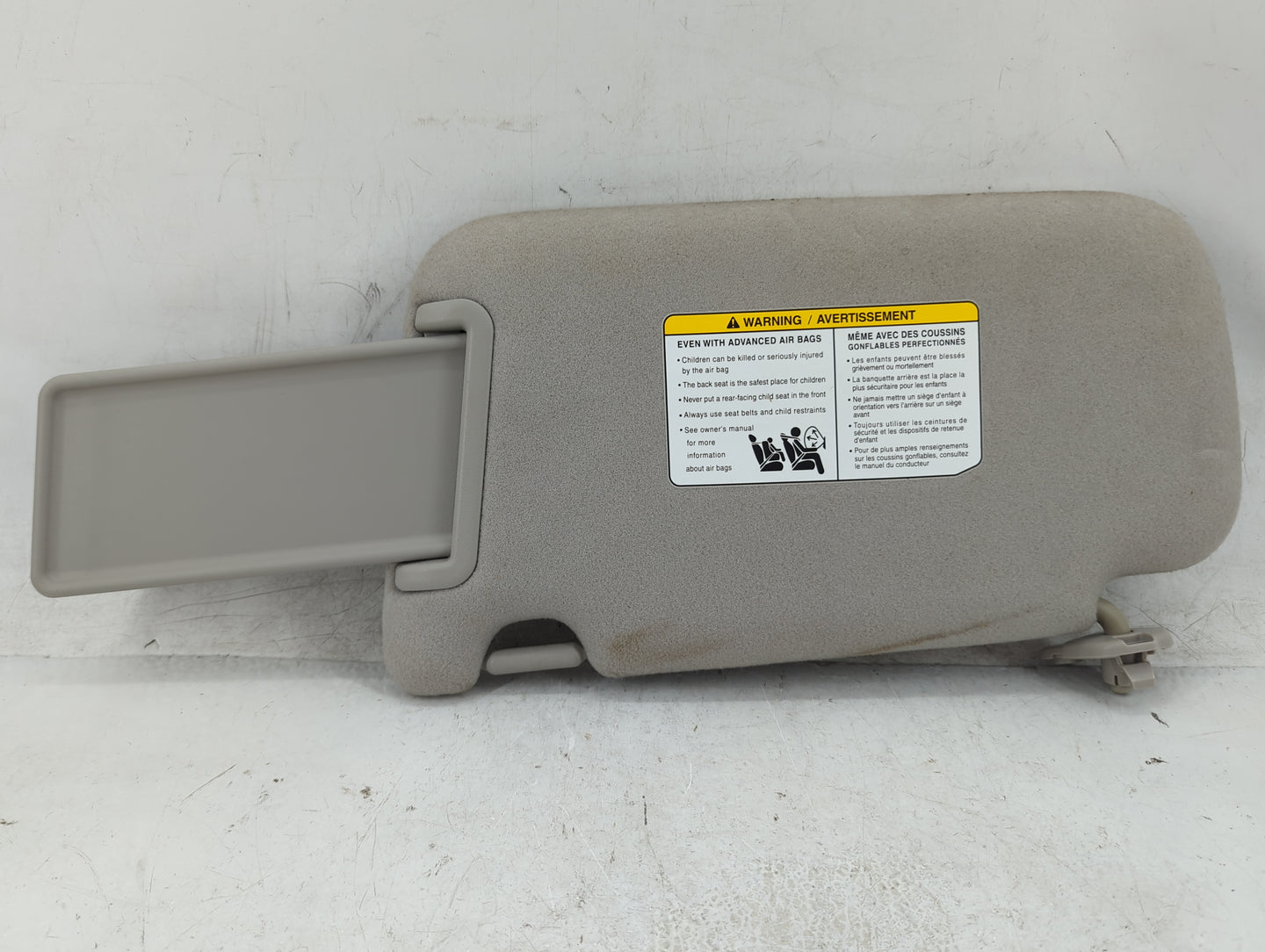 2013-2019 Nissan Sentra Sun Visor Shade Replacement Passenger Right Mirror Fits Fits 2012 2013 2014 2015 2016 2017 2018 2019