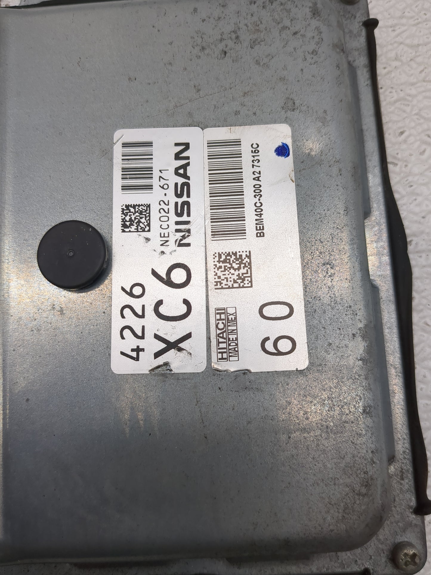 2016-2017 Nissan Sentra PCM Engine Control Computer ECU ECM PCU OEM P/N:NEC022-671 Fits Fits 2016 2017 OEM Used Auto Parts -