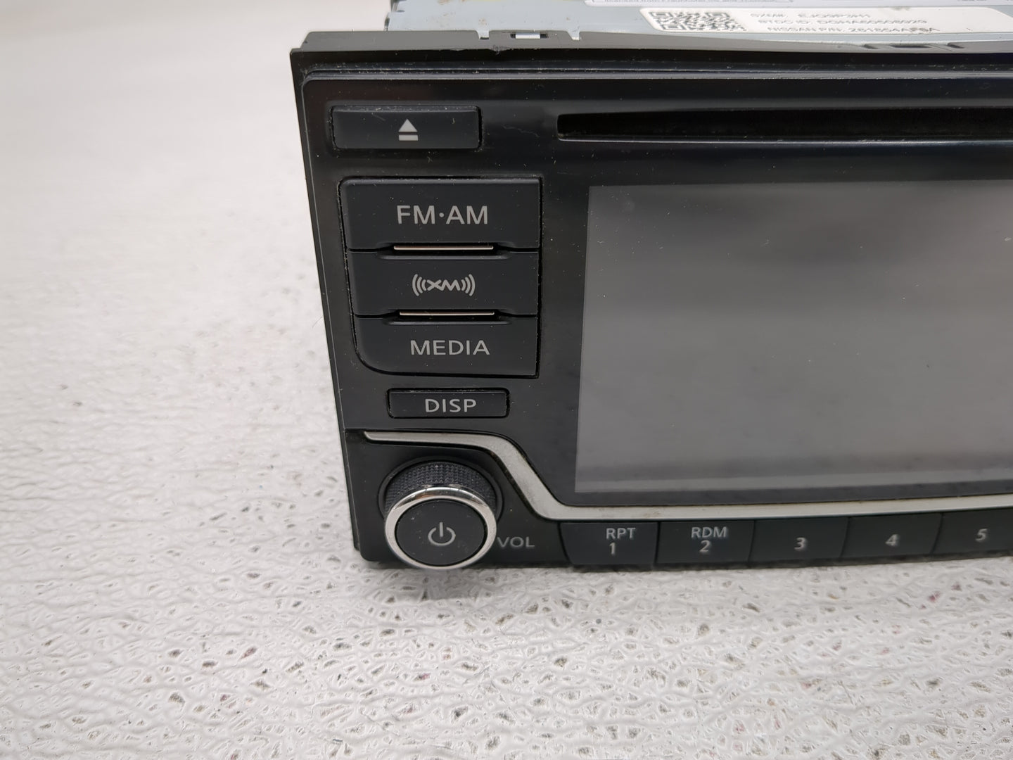2017-2019 Nissan Sentra Radio AM FM Cd Player Receiver Replacement P/N:28185 4AF6A Fits Fits 2017 2018 2019 OEM Used Auto Pa