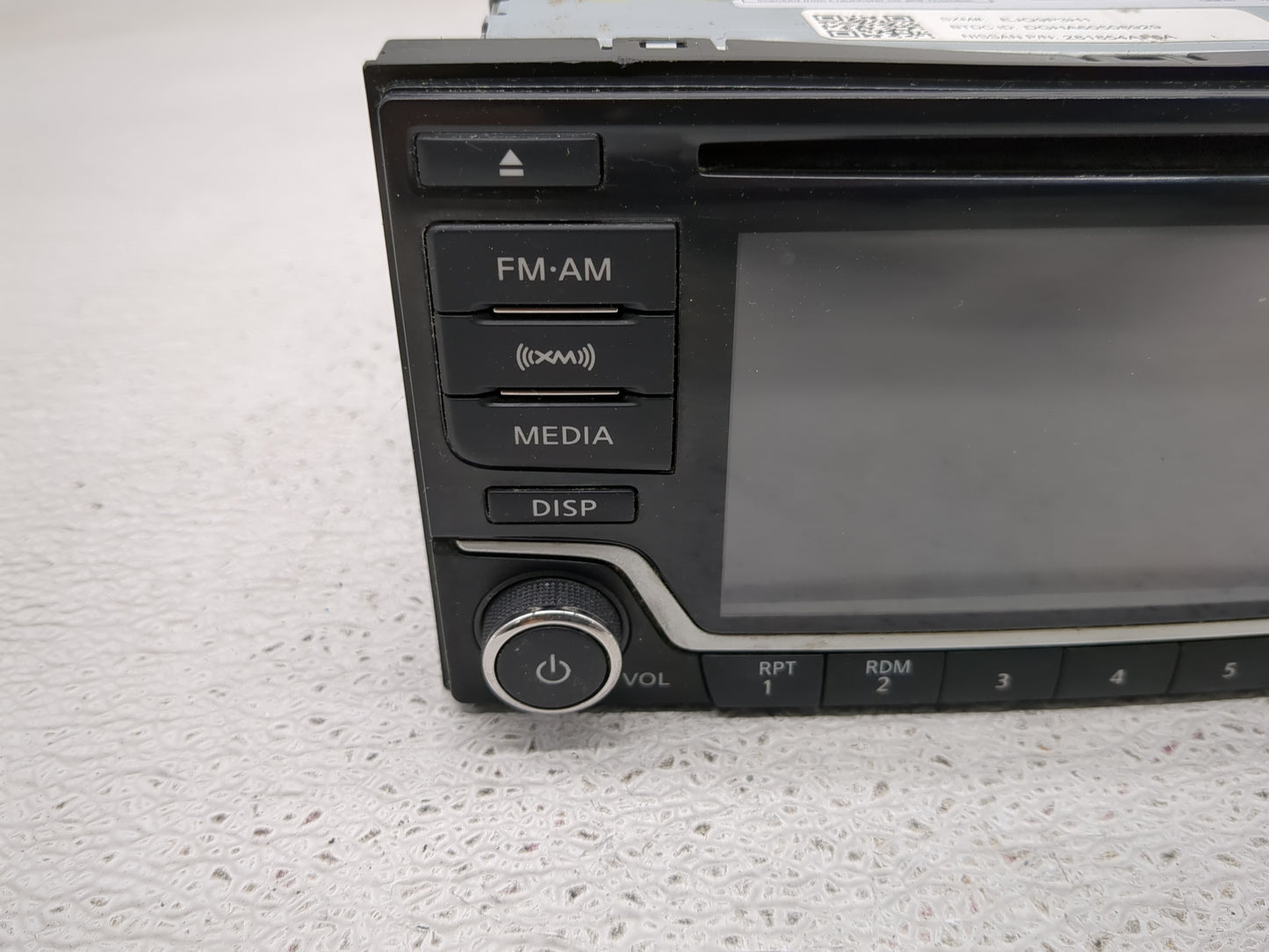 2017-2019 Nissan Sentra Radio AM FM Cd Player Receiver Replacement P/N:28185 4AF6A Fits Fits 2017 2018 2019 OEM Used Auto Pa