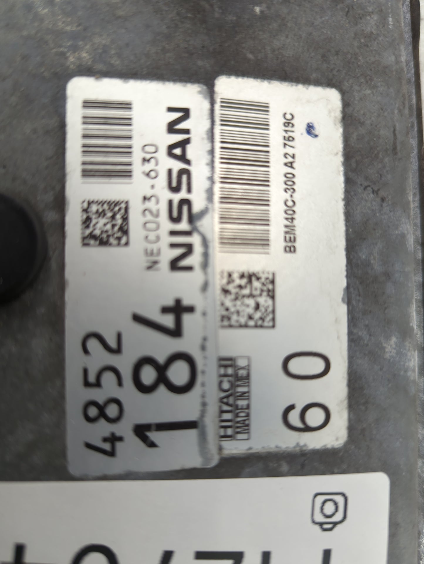 2016-2017 Nissan Sentra PCM Engine Control Computer ECU ECM PCU OEM P/N:NEC023-630 BEM40C-300 A2 Fits Fits 2016 2017 OEM Use