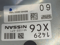 2016-2017 Nissan Sentra PCM Engine Control Computer ECU ECM PCU OEM P/N:NEC022-671 Fits Fits 2016 2017 OEM Used Auto Parts -