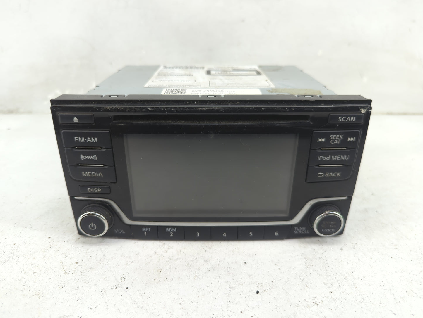2017-2019 Nissan Sentra Radio AM FM Cd Player Receiver Replacement P/N:281854AF6A CV-CN16N0GX, AN1503 Fits Fits 2017 2018 20