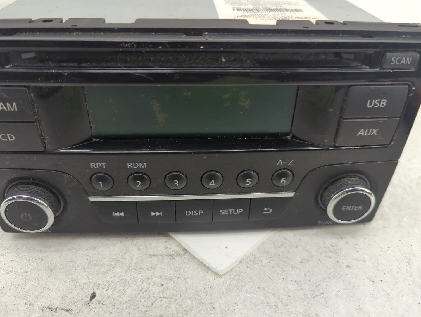 2017-2019 Nissan Sentra Radio AM FM Cd Player Receiver Replacement P/N:28185 9MC1A Fits Fits 2017 2018 2019 OEM Used Auto Pa