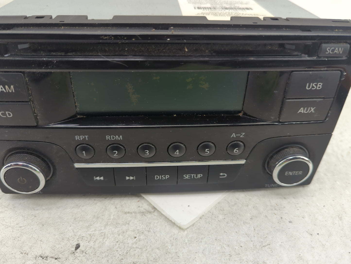 2017-2019 Nissan Sentra Radio AM FM Cd Player Receiver Replacement P/N:28185 9MC1A Fits Fits 2017 2018 2019 OEM Used Auto Pa