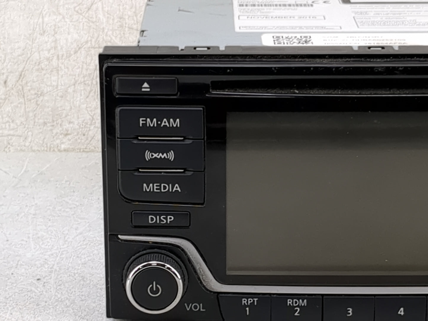 2017-2019 Nissan Sentra Radio AM FM Cd Player Receiver Replacement P/N:28185 4AF6A CV-CN16N0GX Fits Fits 2017 2018 2019 OEM 