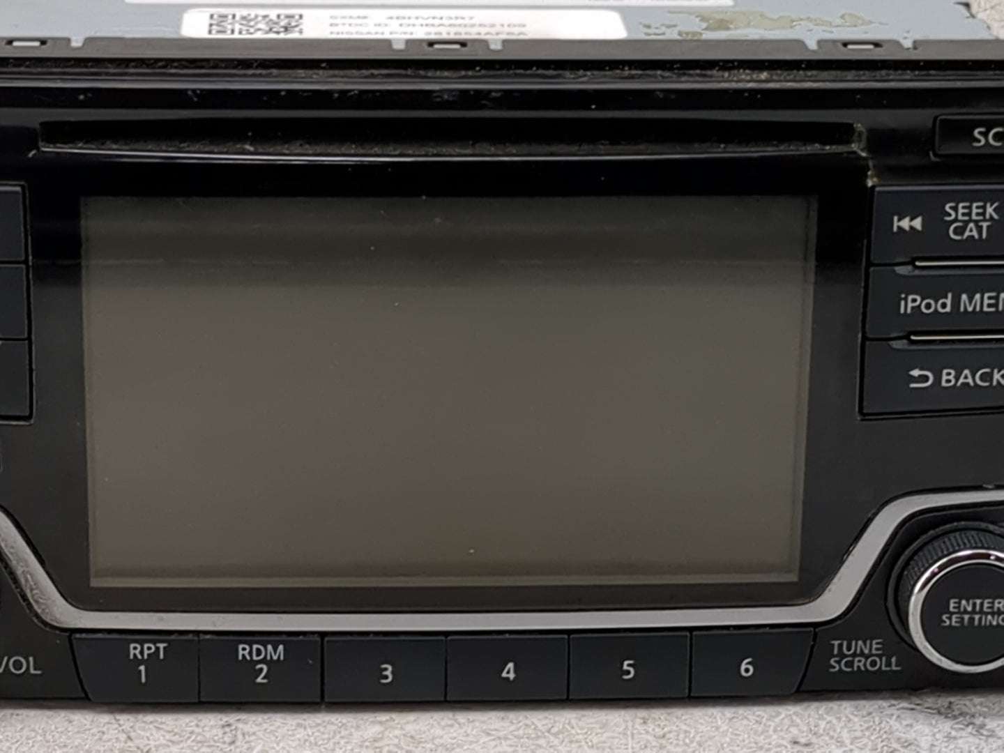 2017-2019 Nissan Sentra Radio AM FM Cd Player Receiver Replacement P/N:28185 4AF6A CV-CN16N0GX Fits Fits 2017 2018 2019 OEM 