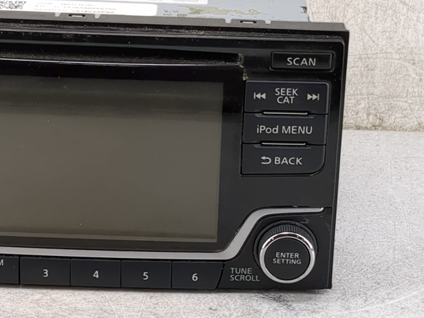2017-2019 Nissan Sentra Radio AM FM Cd Player Receiver Replacement P/N:28185 4AF6A CV-CN16N0GX Fits Fits 2017 2018 2019 OEM 