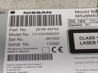 2017-2019 Nissan Sentra Radio AM FM Cd Player Receiver Replacement P/N:28185 4AF6A CV-CN16N0GX Fits Fits 2017 2018 2019 OEM 