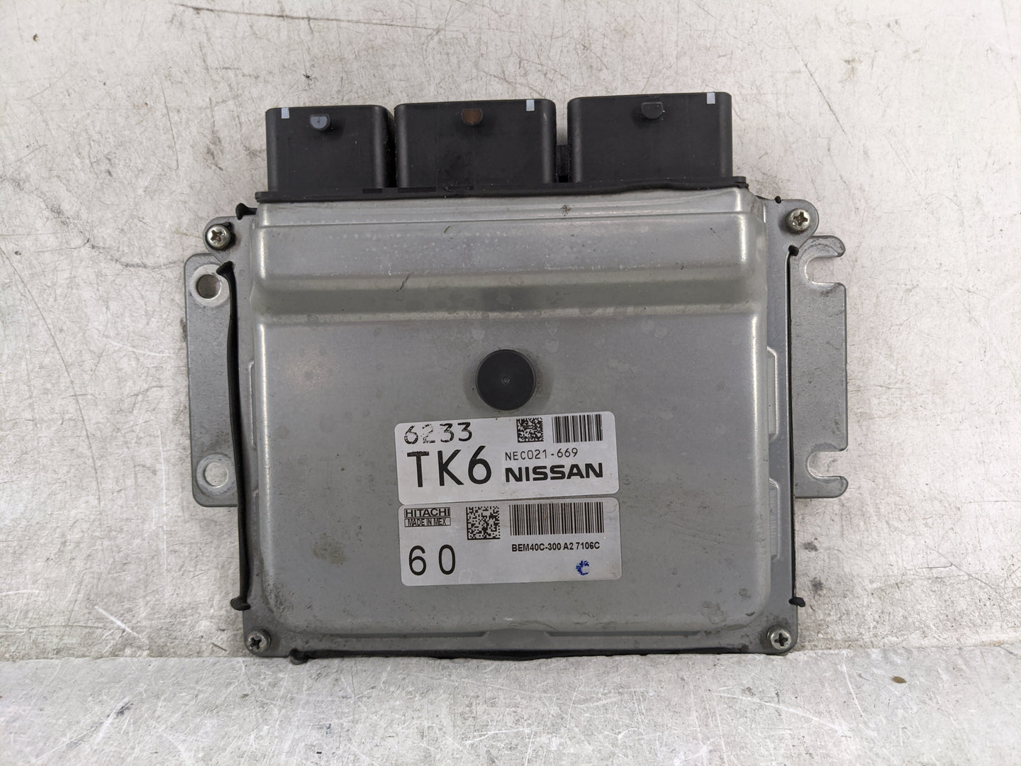 2016-2017 Nissan Sentra PCM Engine Control Computer ECU ECM PCU OEM P/N:NEC021-669 BEM40C-300 Fits Fits 2016 2017 OEM Used A