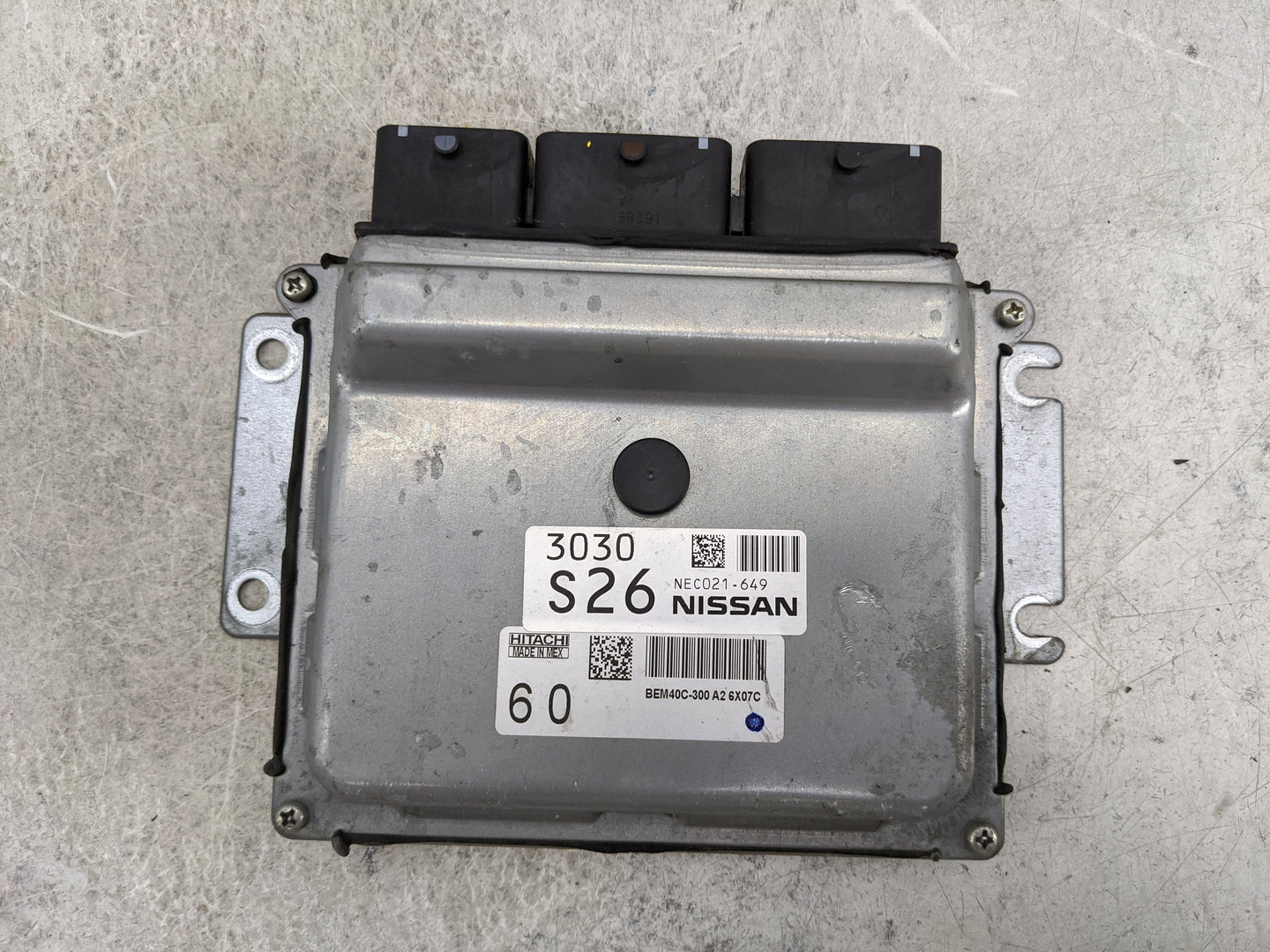 2016-2017 Nissan Sentra PCM Engine Control Computer ECU ECM PCU OEM P/N:NEC021-649 BEM40C-300 Fits Fits 2016 2017 OEM Used A