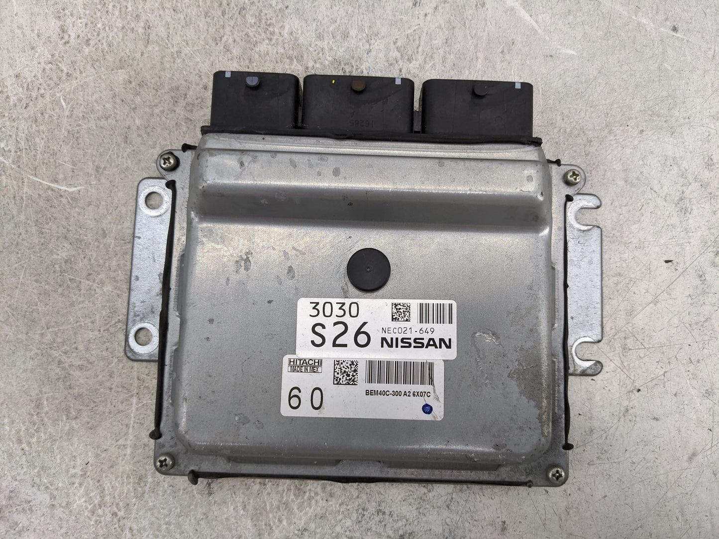 2016-2017 Nissan Sentra PCM Engine Control Computer ECU ECM PCU OEM P/N:NEC021-649 BEM40C-300 Fits Fits 2016 2017 OEM Used A