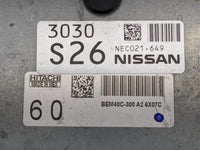 2016-2017 Nissan Sentra PCM Engine Control Computer ECU ECM PCU OEM P/N:NEC021-649 BEM40C-300 Fits Fits 2016 2017 OEM Used A