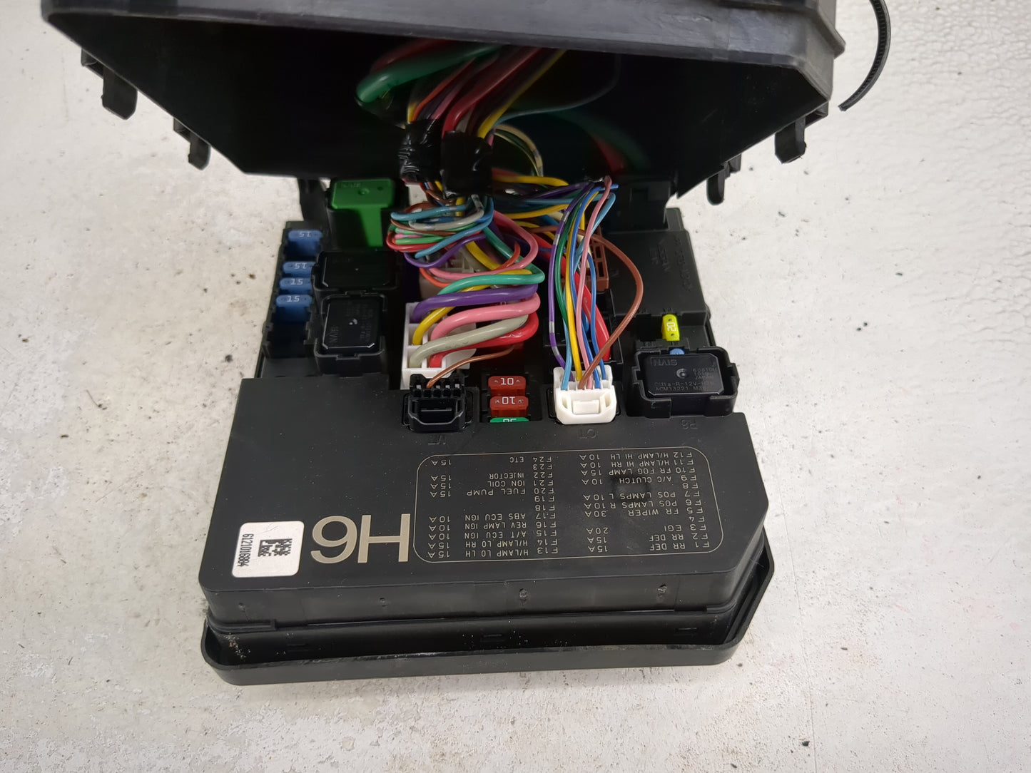 2013-2019 Nissan Sentra Fusebox Fuse Box Panel Relay Module P/N:284B7-3RA3B 6121016884 Fits OEM Used Auto Parts - Oemusedaut