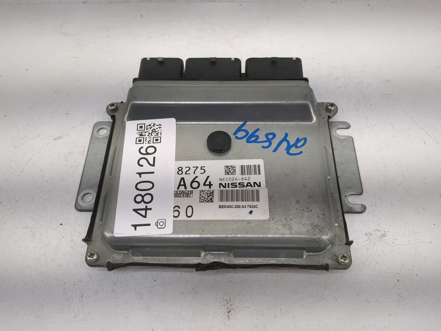2016-2017 Nissan Sentra PCM Engine Control Computer ECU ECM PCU OEM P/N:NEC024-642 BEM40C-300 Fits Fits 2016 2017 OEM Used A