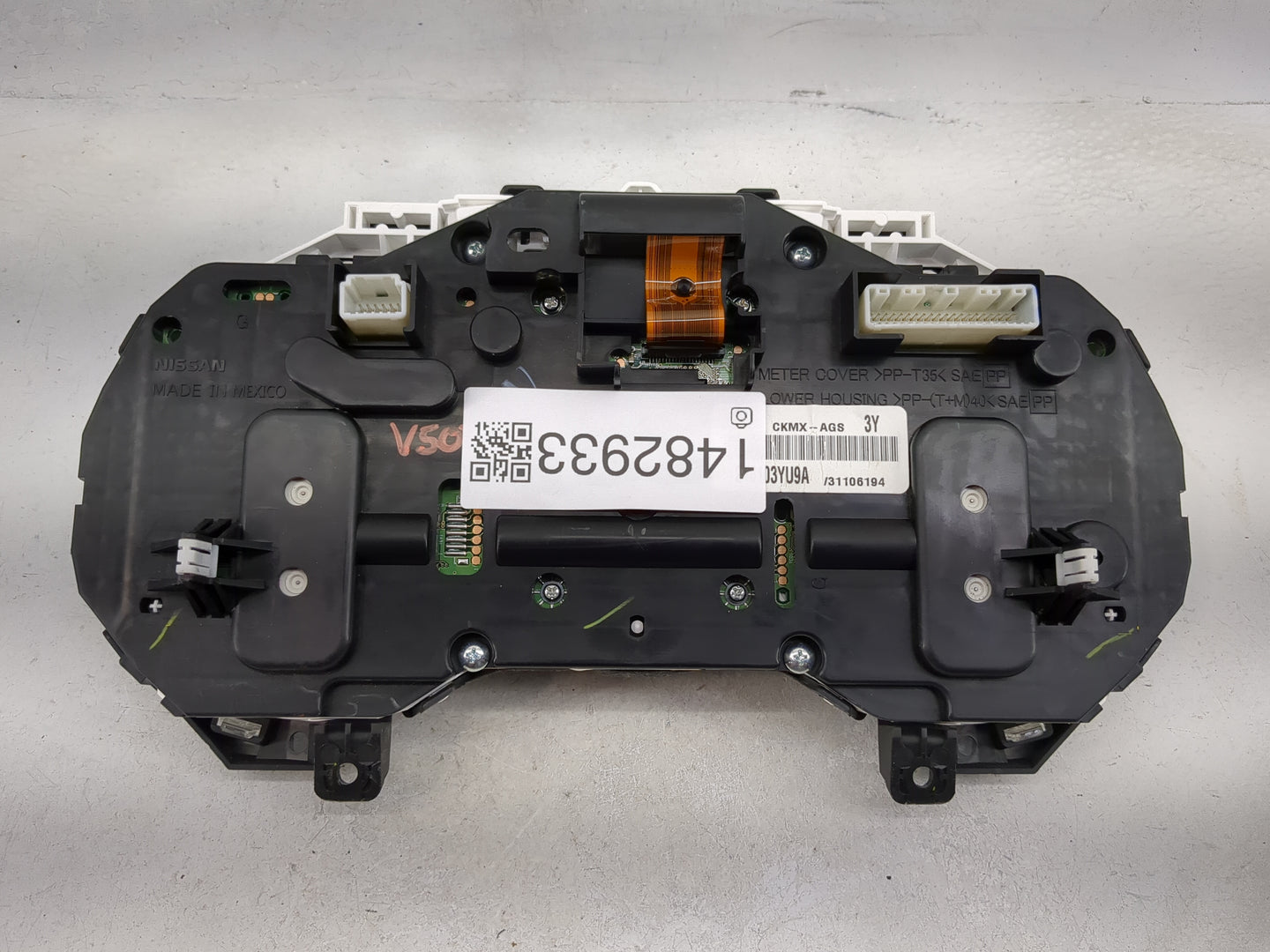 2017-2019 Nissan Sentra Instrument Cluster Speedometer Gauges P/N:03YU9A 31106194, CKMX-AGS Miles: Fits Fits 2017 2018 2019 