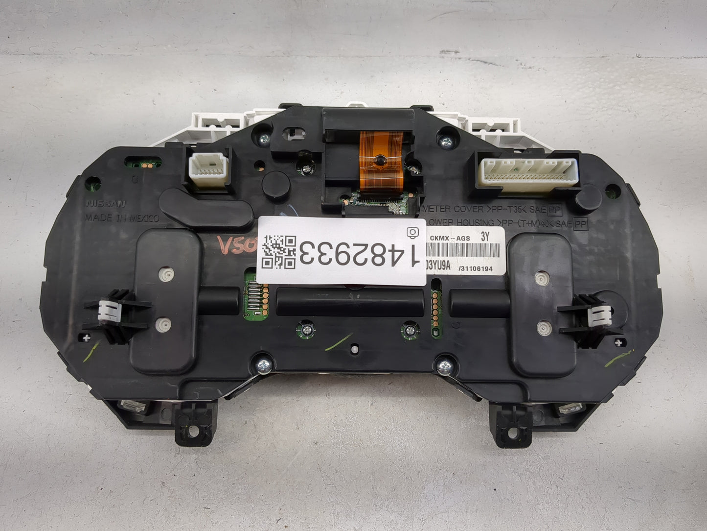 2017-2019 Nissan Sentra Instrument Cluster Speedometer Gauges P/N:03YU9A 31106194, CKMX-AGS Miles: Fits Fits 2017 2018 2019 