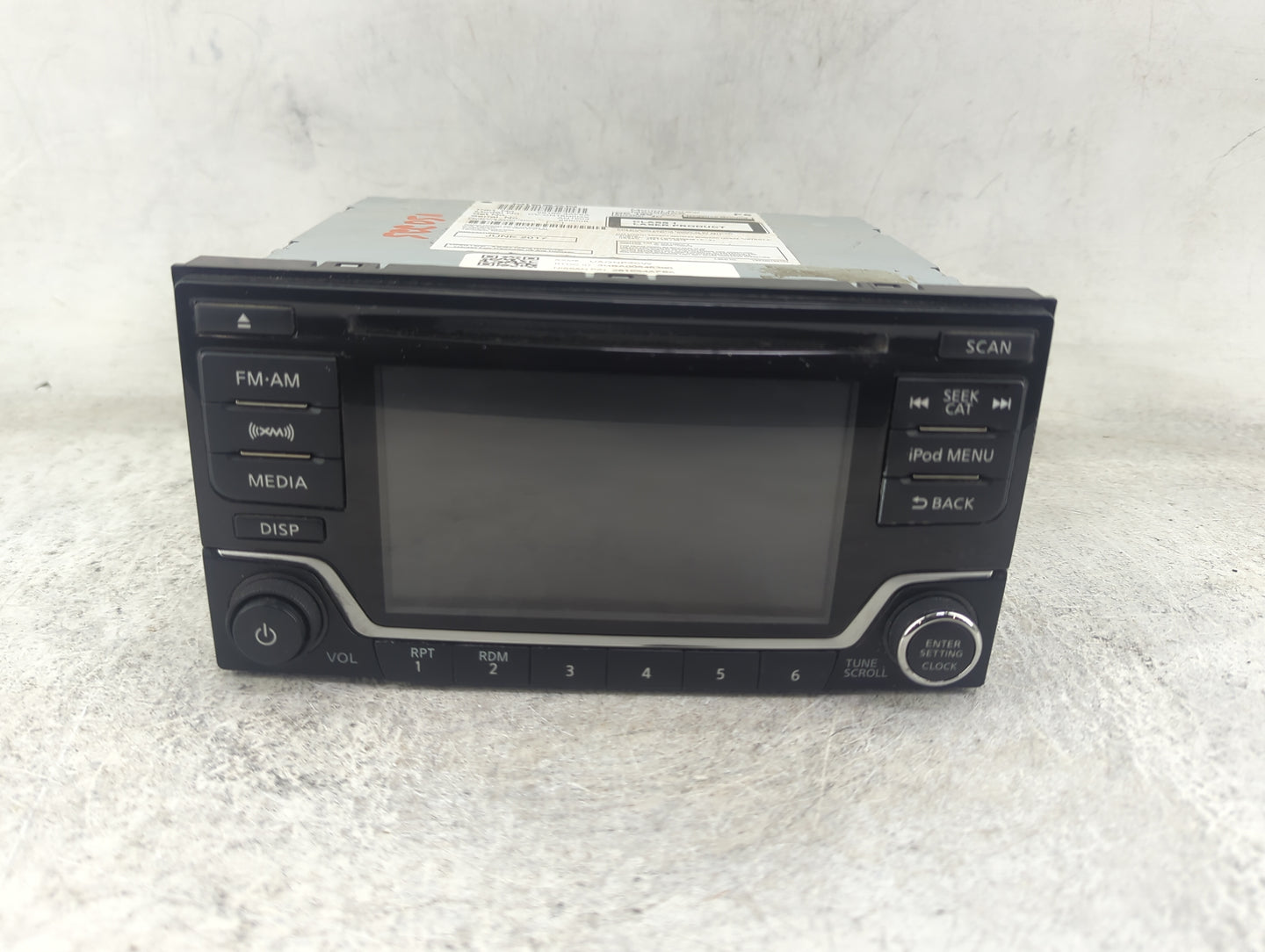 2017-2019 Nissan Sentra Radio AM FM Cd Player Receiver Replacement P/N:28185 4AF6A CV-CN16N0GX Fits Fits 2017 2018 2019 OEM 