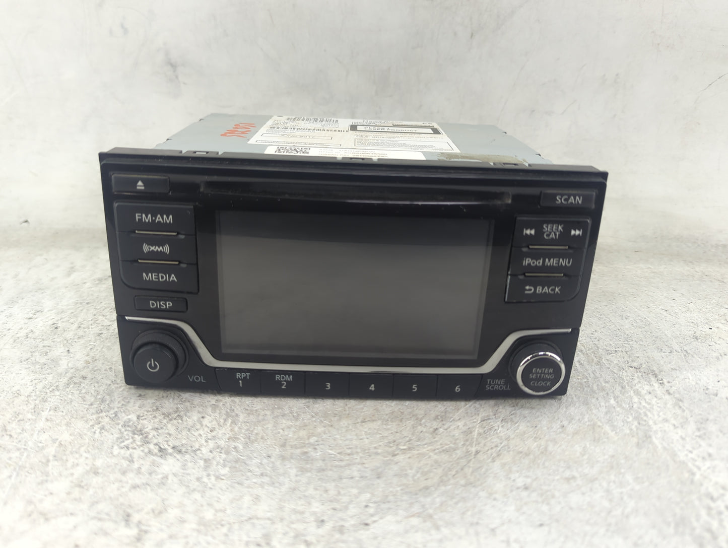 2017-2019 Nissan Sentra Radio AM FM Cd Player Receiver Replacement P/N:28185 4AF6A CV-CN16N0GX Fits Fits 2017 2018 2019 OEM 