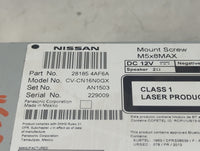 2017-2019 Nissan Sentra Radio AM FM Cd Player Receiver Replacement P/N:28185 4AF6A CV-CN16N0GX Fits Fits 2017 2018 2019 OEM 