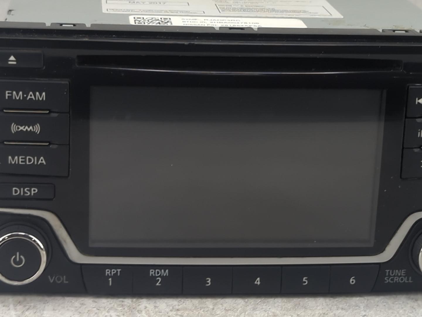 2017-2019 Nissan Sentra Radio AM FM Cd Player Receiver Replacement P/N:28185 4AF6A CV-CN16N0GX, AN1503 Fits Fits 2017 2018 2
