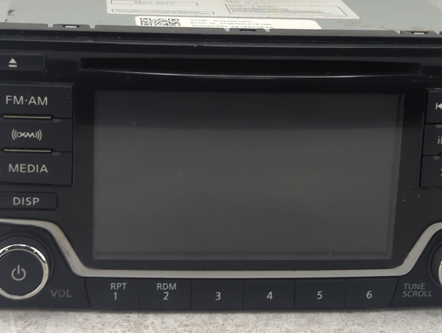 2017-2019 Nissan Sentra Radio AM FM Cd Player Receiver Replacement P/N:28185 4AF6A CV-CN16N0GX, AN1503 Fits Fits 2017 2018 2