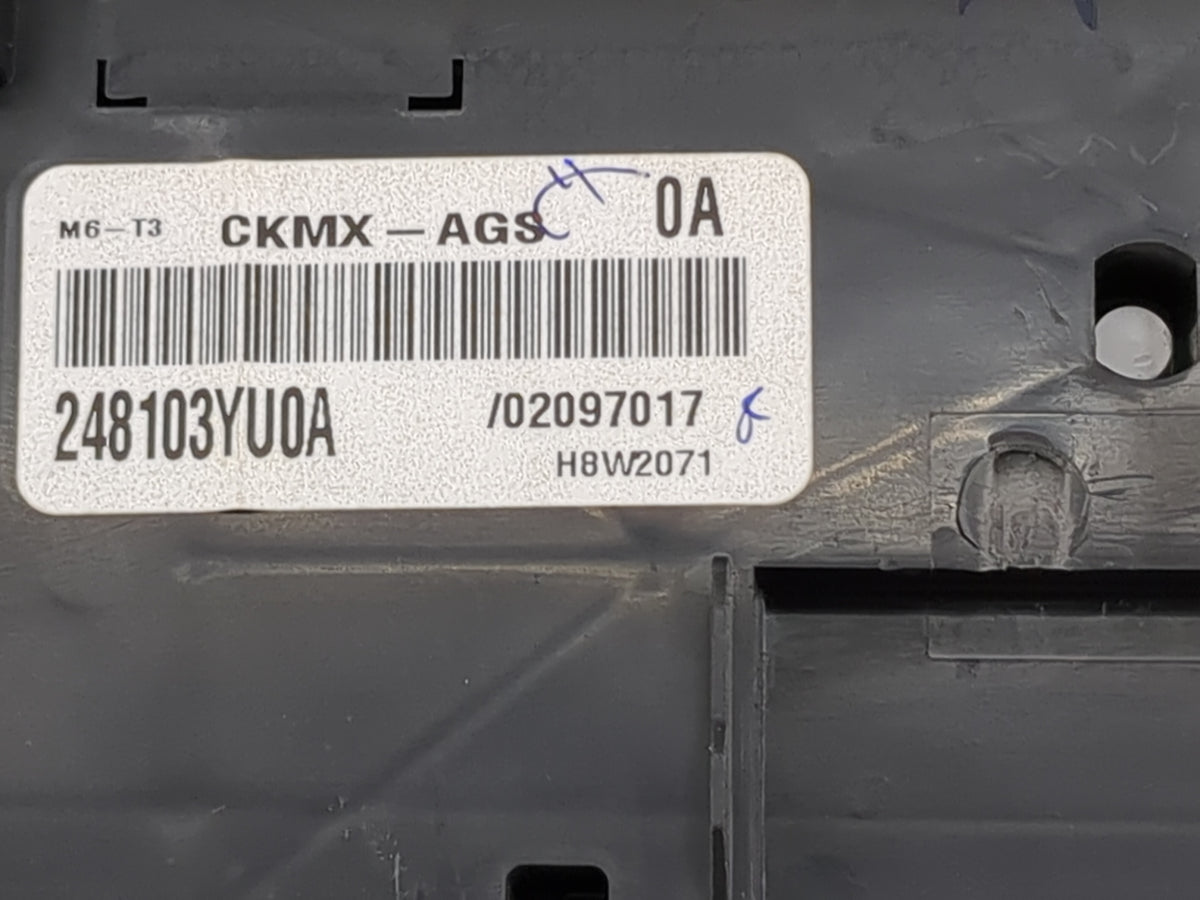 2016-2019 Nissan Sentra Instrument Cluster Speedometer Gauges P/N:248103YU0A CKMX-AGS Miles:100K Fits Fits 2016 2017 2018 20