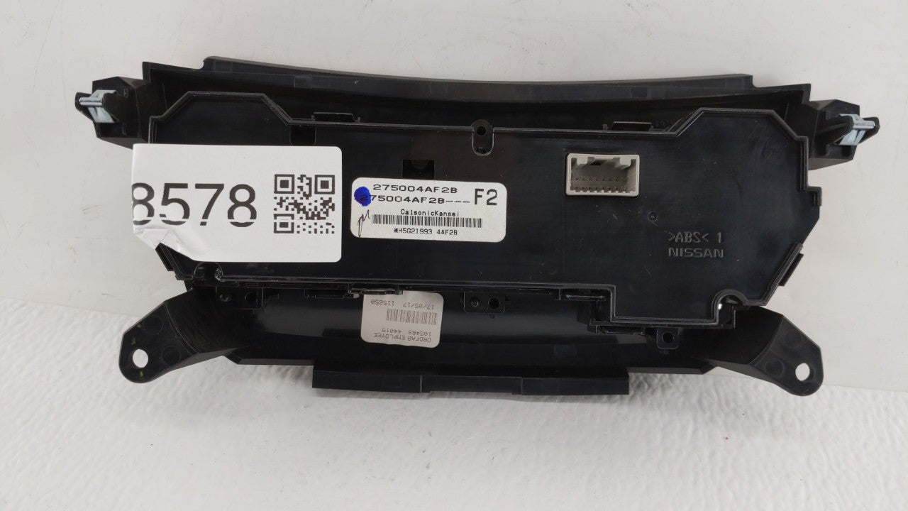 2017-2019 Nissan Sentra Climate Control Module Temperature AC/Heater Replacement P/N:275004AF2B 830887 41266 Fits OEM Used A
