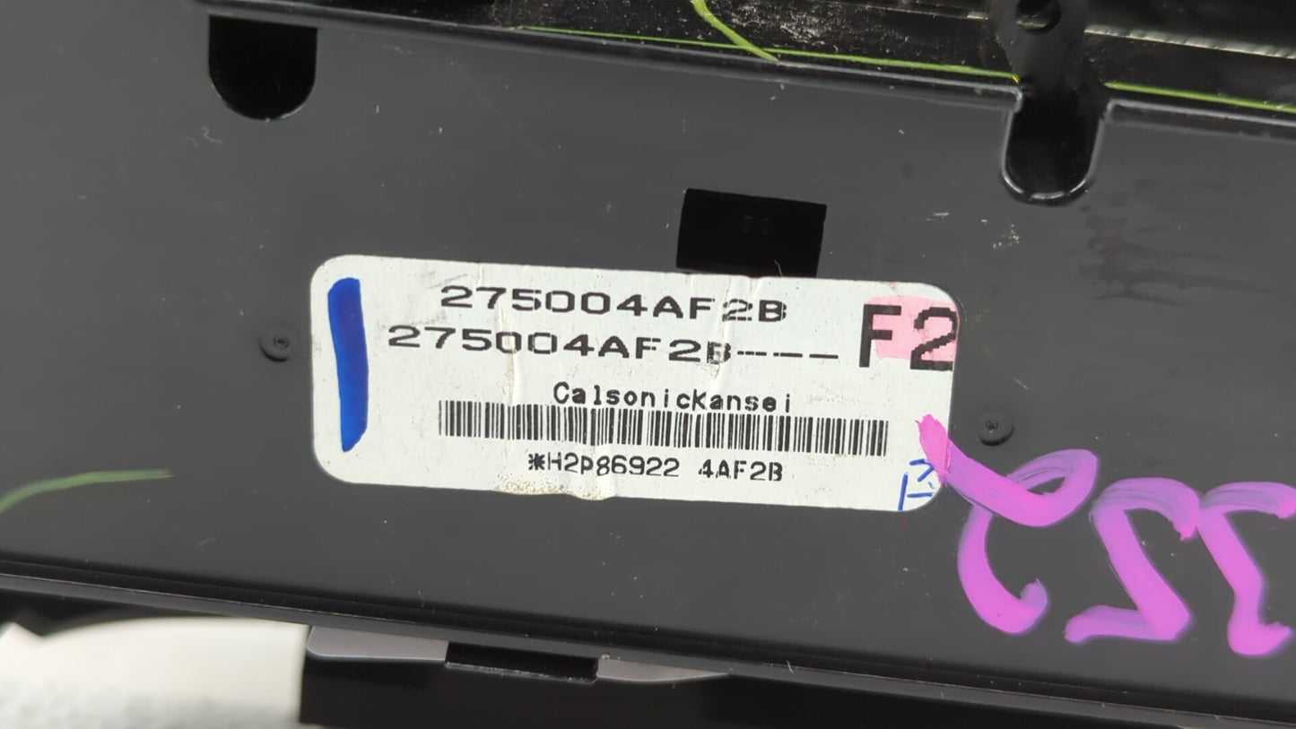 2017-2019 Nissan Sentra Climate Control Module Temperature AC/Heater Replacement P/N:275004AF2B 830887 41266 Fits OEM Used A