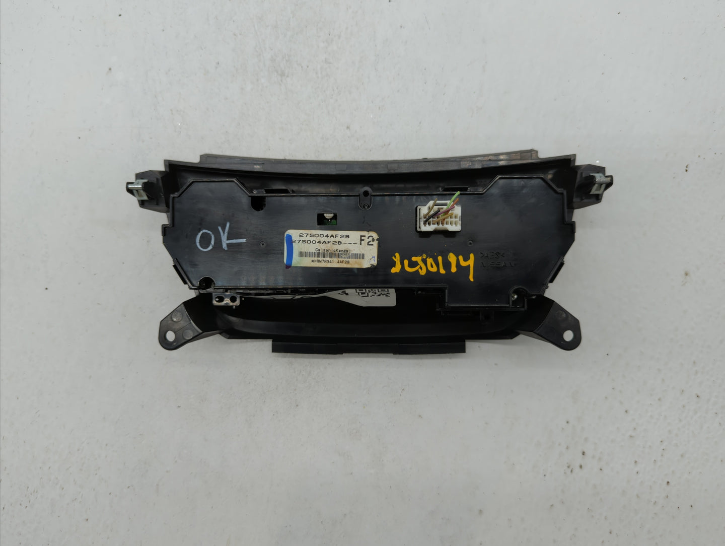 2015-2017 Nissan Sentra Climate Control Module Temperature AC/Heater Replacement P/N:275004AF2B 275004AT2A Fits OEM Used Aut