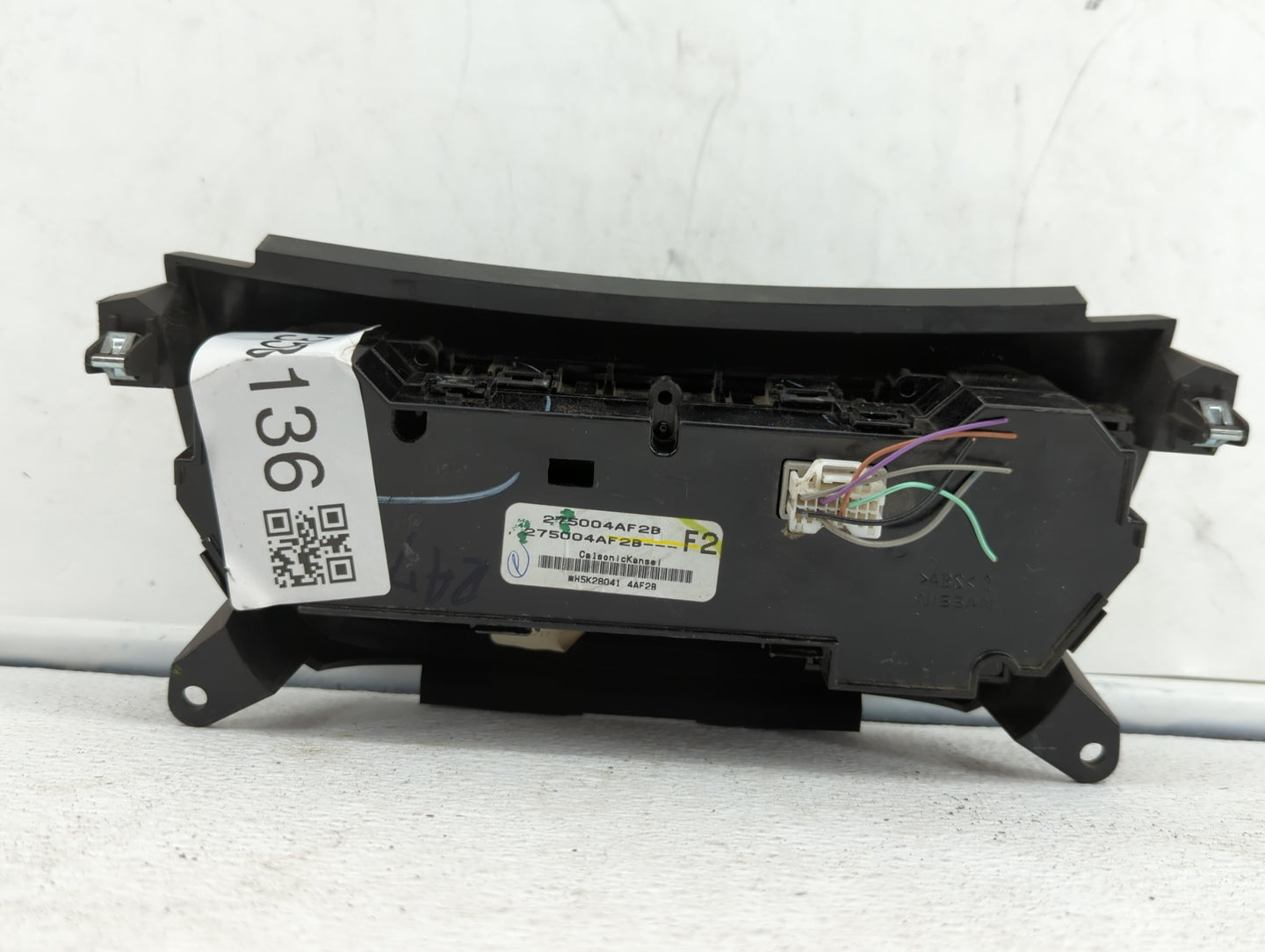 2017-2019 Nissan Sentra Climate Control Module Temperature AC/Heater Replacement P/N:275004AF2B 275004A Fits Fits 2017 2018 