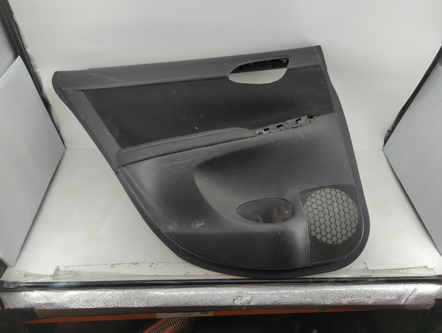2017 Nissan Sentra Rear Left Driver Interior Door Panel Trim Black - Oemusedautoparts1.com