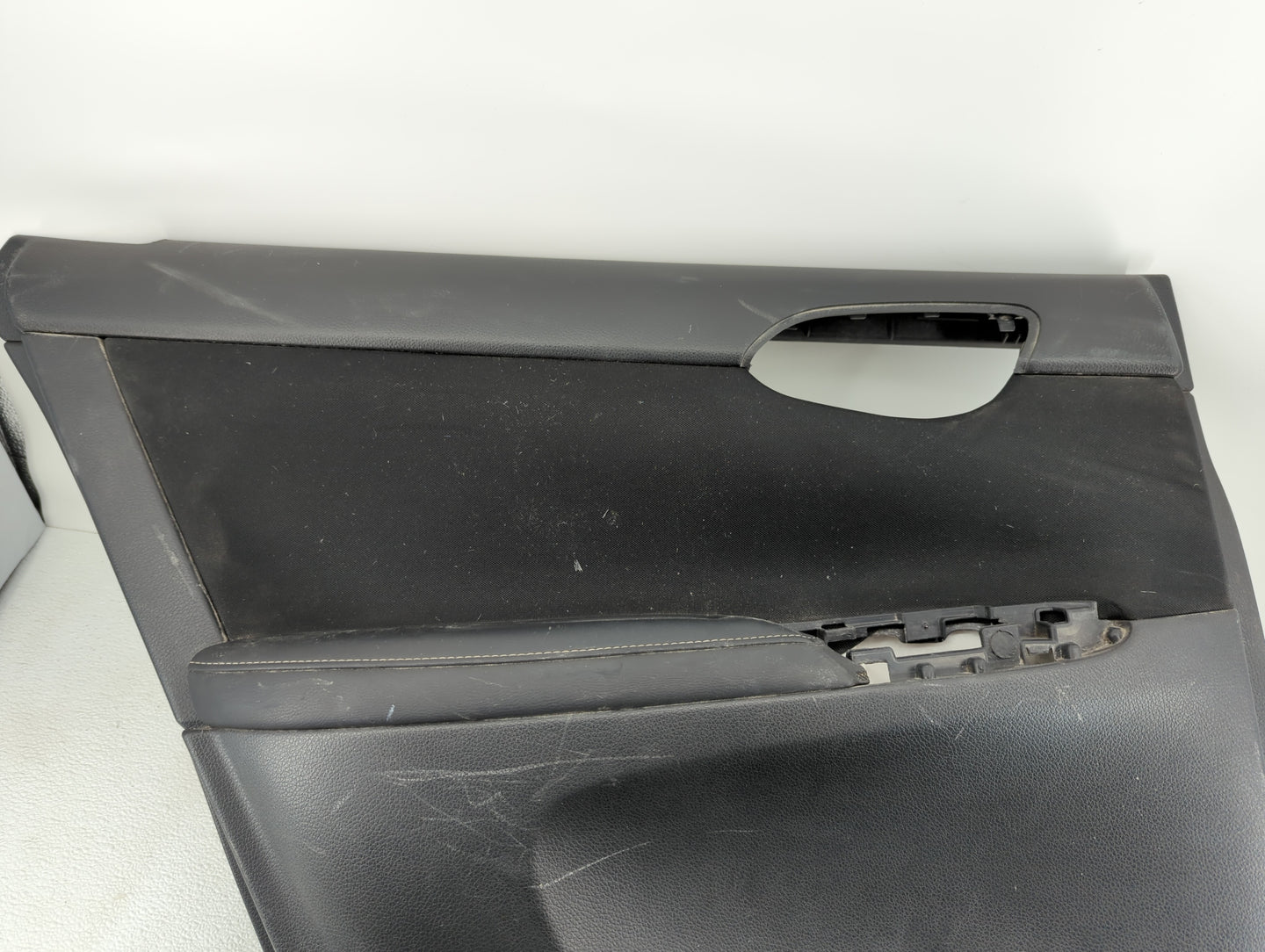 2017 Nissan Sentra Rear Left Driver Interior Door Panel Trim Black - Oemusedautoparts1.com