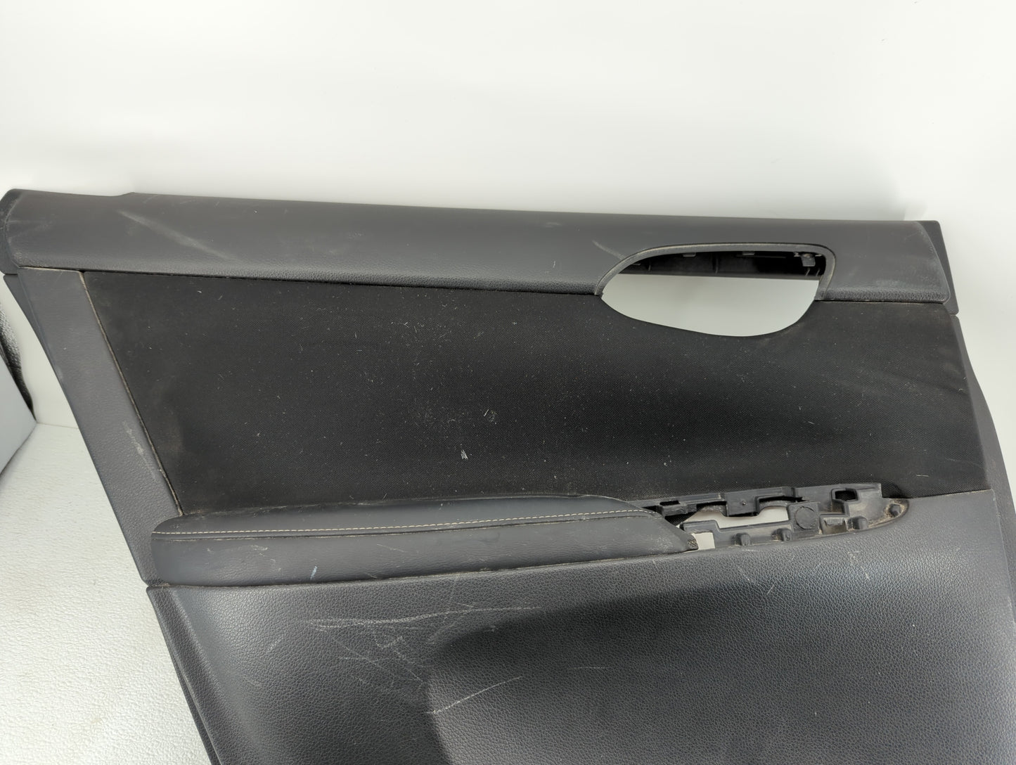 2017 Nissan Sentra Rear Left Driver Interior Door Panel Trim Black - Oemusedautoparts1.com