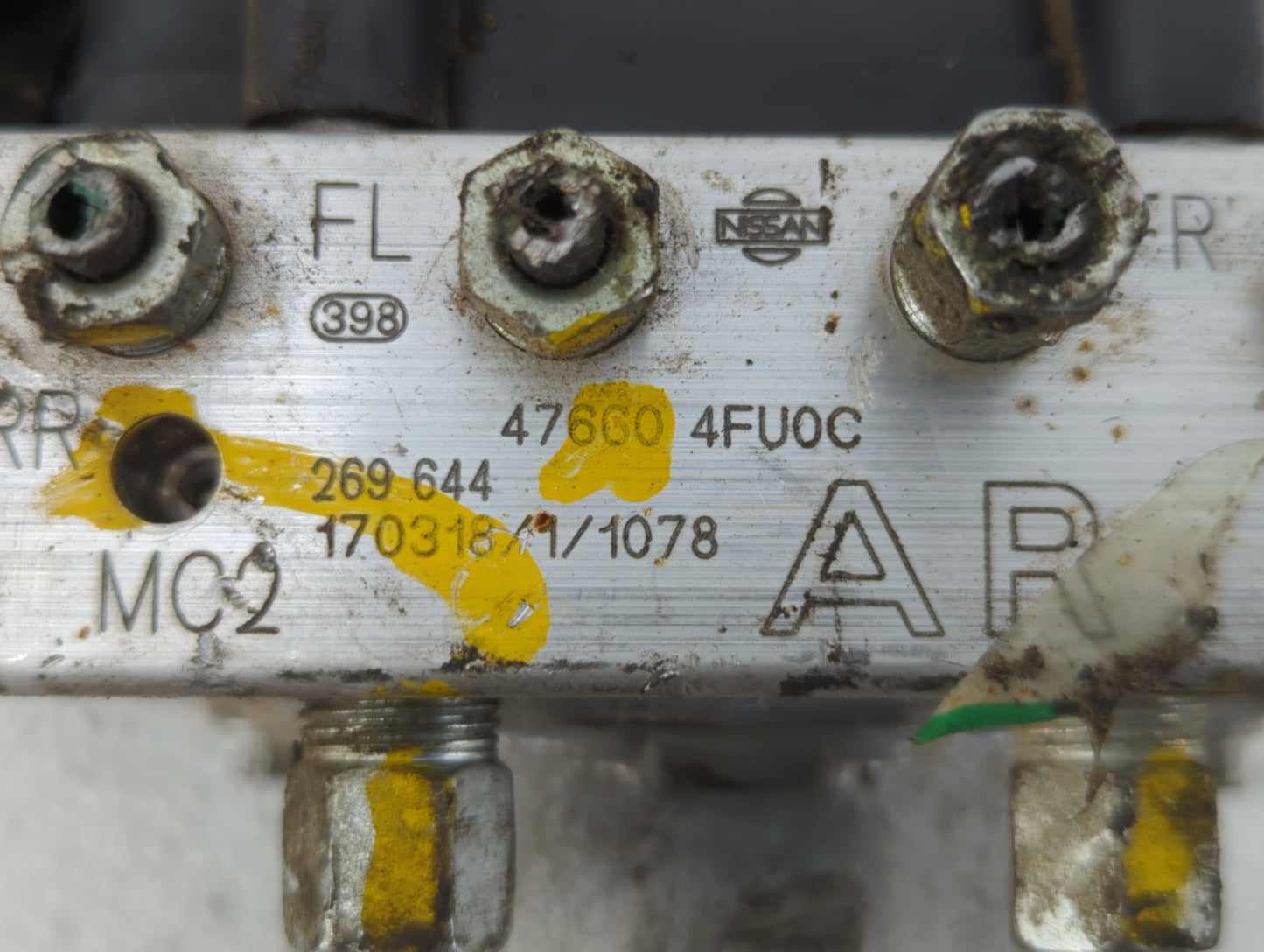 2016-2018 Nissan Sentra ABS Pump Control Module Replacement P/N:47660 5UD0C 47660 4FU0C Fits Fits 2016 2017 2018 OEM Used Au