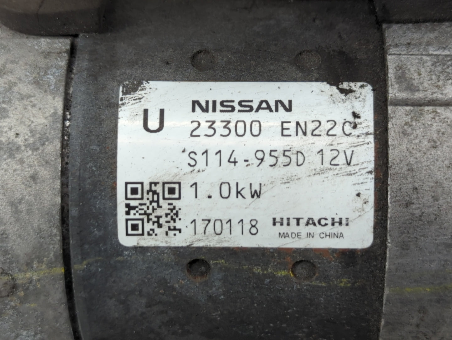 2013-2019 Nissan Sentra Car Starter Motor Solenoid OEM P/N:23300 EN22C Fits Fits 2013 2014 2015 2016 2017 2018 2019 2020 OEM