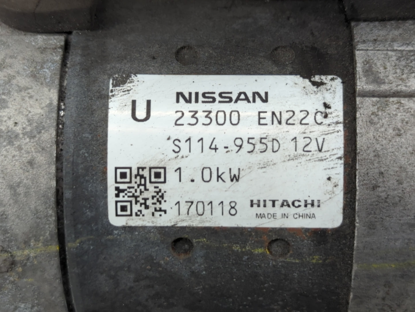 2013-2019 Nissan Sentra Car Starter Motor Solenoid OEM P/N:23300 EN22C Fits Fits 2013 2014 2015 2016 2017 2018 2019 2020 OEM