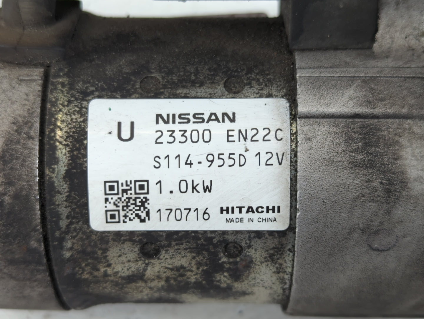 2013-2019 Nissan Sentra Car Starter Motor Solenoid OEM P/N:23300 EN22C Fits Fits 2013 2014 2015 2016 2017 2018 2019 2020 OEM