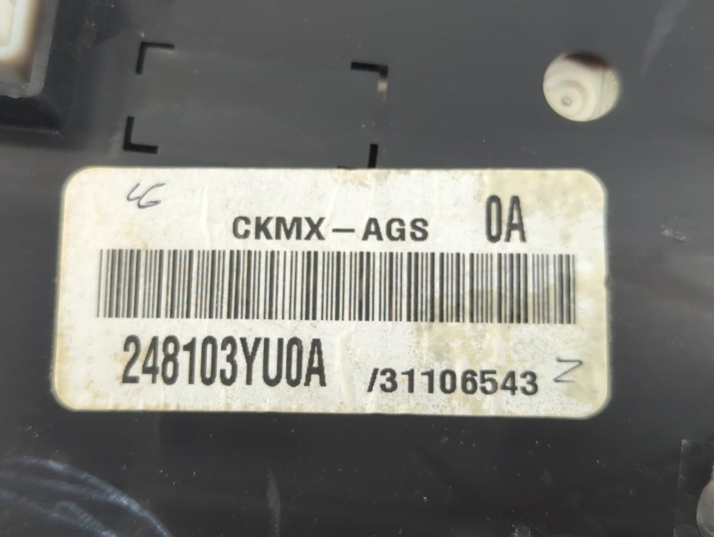 2016-2018 Nissan Sentra Instrument Cluster Speedometer Gauges P/N:248103YU0A CKMX-AGS, 31106543 Fits Fits 2016 2017 2018 OEM