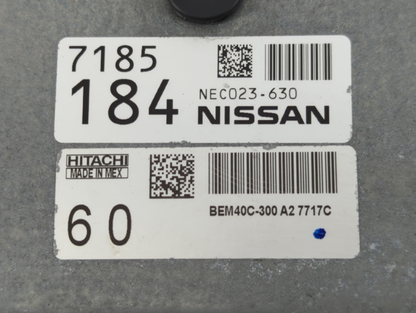 2016-2017 Nissan Sentra PCM Engine Control Computer ECU ECM PCU OEM P/N:7185 184 NEC023-630 Fits Fits 2016 2017 OEM Used Aut