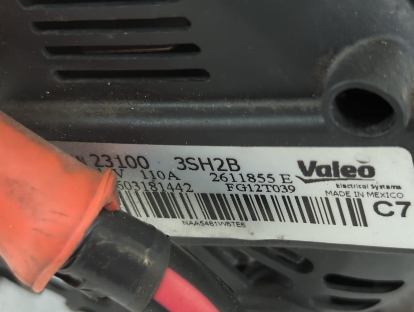 2013-2019 Nissan Sentra Alternator Replacement Generator Charging Assembly Engine OEM P/N:2611855 E 23100 3SH2B Fits OEM Use