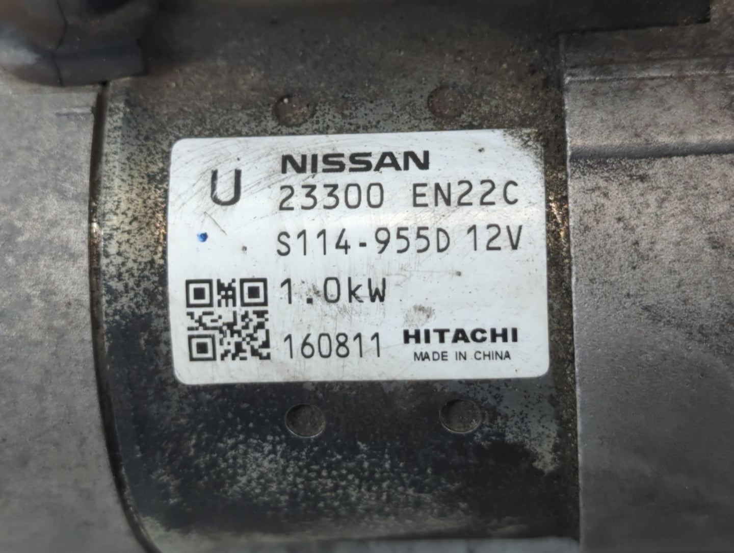 2013-2019 Nissan Sentra Car Starter Motor Solenoid OEM P/N:S114 955D 23300 EN22C Fits Fits 2013 2014 2015 2016 2017 2018 201