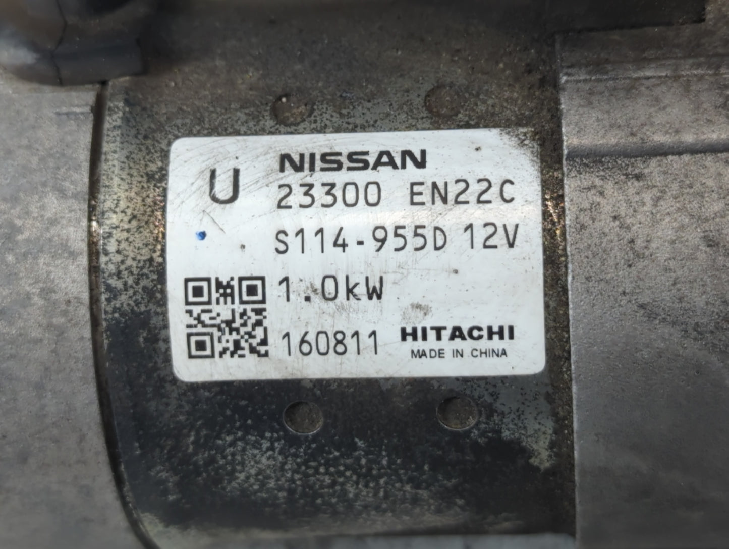 2013-2019 Nissan Sentra Car Starter Motor Solenoid OEM P/N:S114 955D 23300 EN22C Fits Fits 2013 2014 2015 2016 2017 2018 201