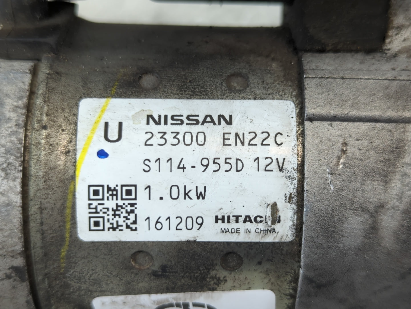 2013-2019 Nissan Sentra Car Starter Motor Solenoid OEM P/N:23300 EN22C Fits Fits 2013 2014 2015 2016 2017 2018 2019 2020 OEM