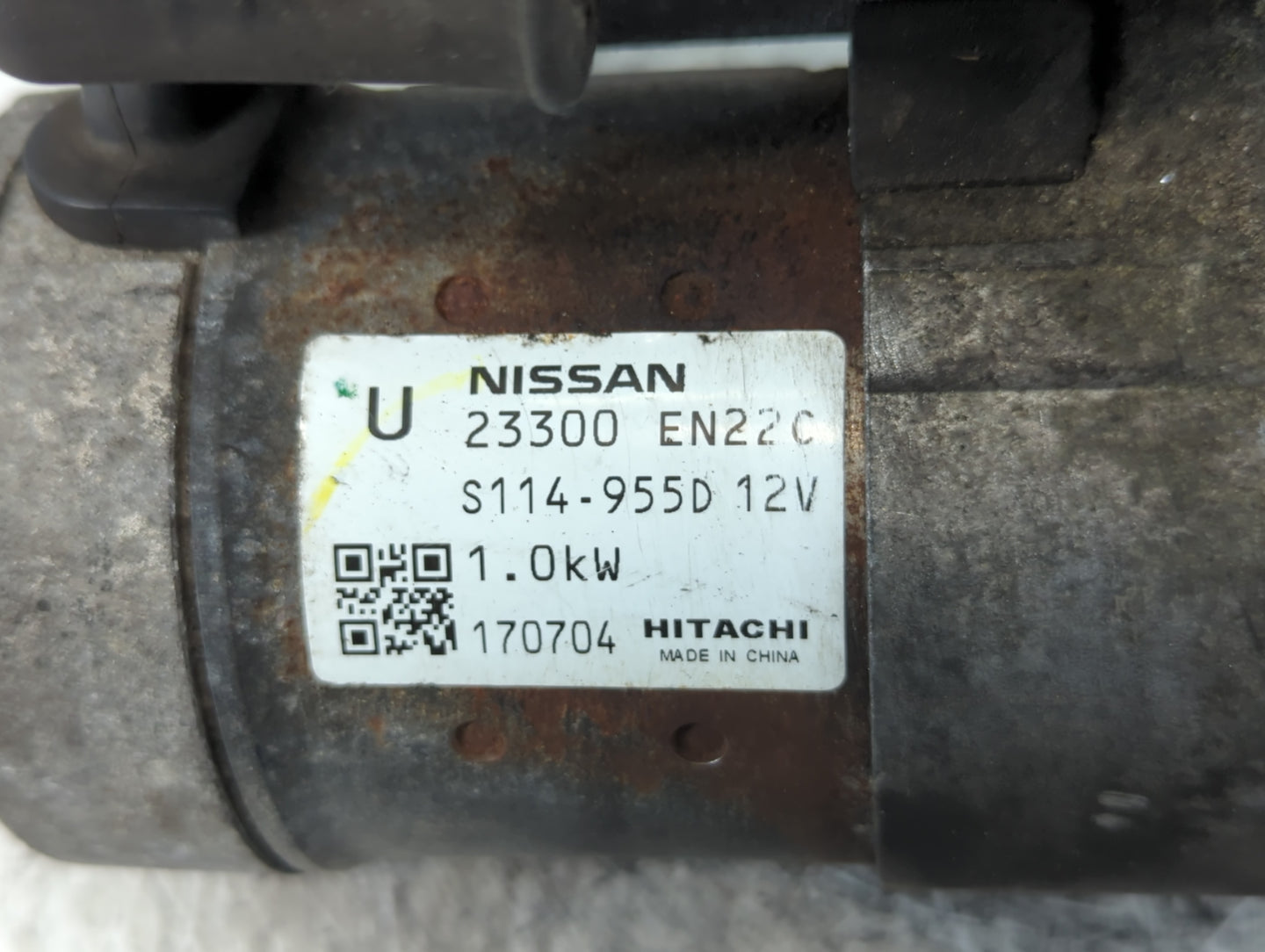 2013-2019 Nissan Sentra Car Starter Motor Solenoid OEM P/N:S114-955D 23300 EN22C Fits Fits 2013 2014 2015 2016 2017 2018 201